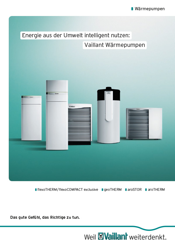 Wärmepumpen VAILLANT - AGL Massivhaus Projektbau GmbH